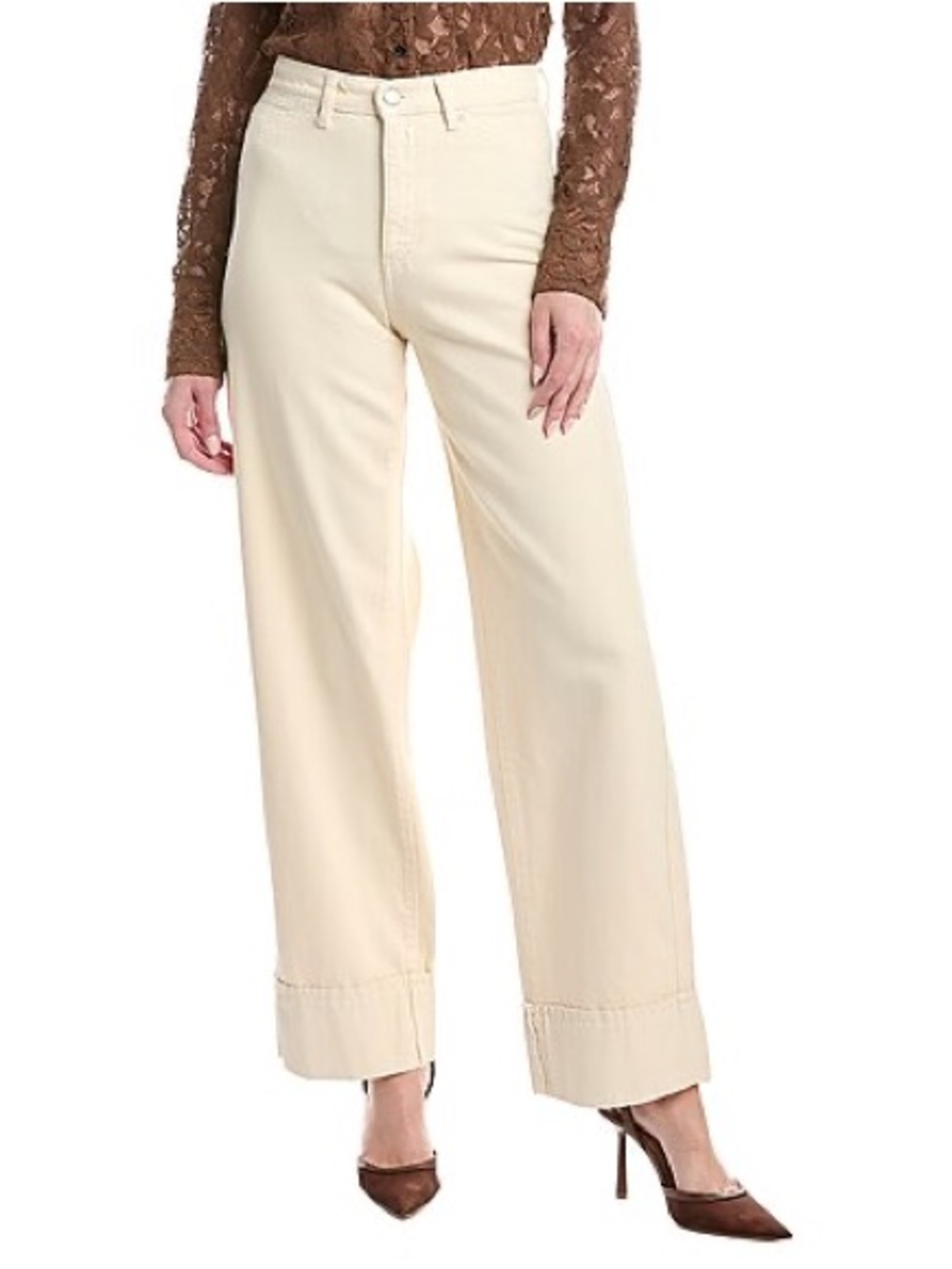 DL1961 Kaylen Ecru Soft Curve Jean